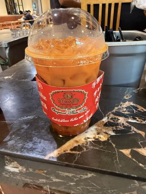 Vegan Thai tea  at ChaTraMue - Central World in Bangkok