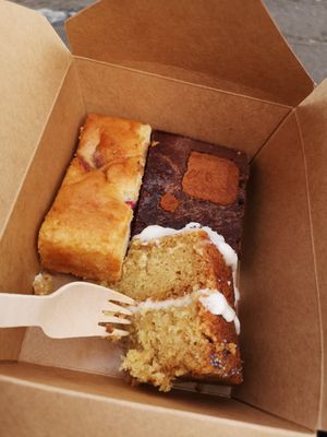 Cake time at The Green Rocket Cafe in Bath