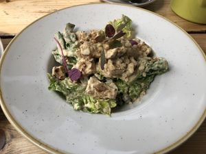 Tempeh Caesar (small size) at The Green Rocket Cafe in Bath