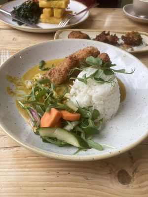 Katsu Curry at The Green Rocket Cafe in Bath