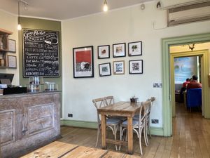 Lovely cafe at The Green Rocket Cafe in Bath