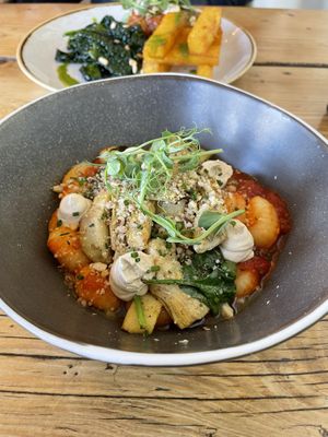 Gnocchi  at The Green Rocket Cafe in Bath