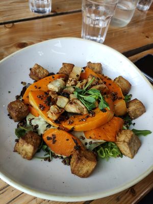 Root veg salad at The Green Rocket Cafe in Bath