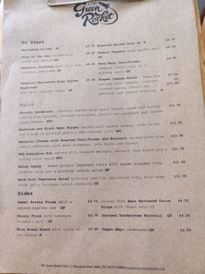  at The Green Rocket Cafe in Bath