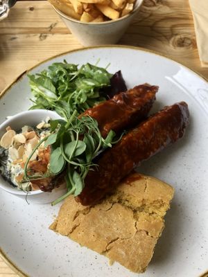 Aubergine ribs  at The Green Rocket Cafe in Bath