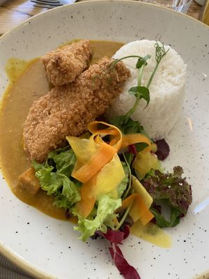 Katsu Curry   at The Green Rocket Cafe in Bath