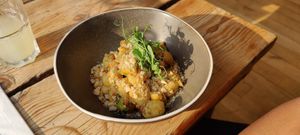 Gnocchi trapanesi at The Green Rocket Cafe in Bath