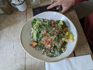 Tempeh salad at The Green Rocket Cafe in Bath
