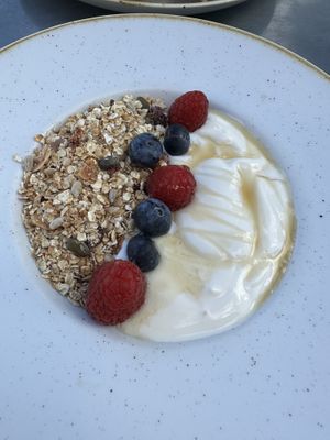Granola bowl  at The Green Rocket Cafe in Bath
