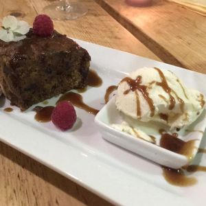 Amazing sticky toffee pudding!  at The Green Rocket Cafe in Bath