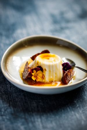 Coconut Pannacotta at The Green Rocket Cafe in Bath