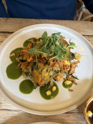 “Ok” bubble and squeak   at The Green Rocket Cafe in Bath