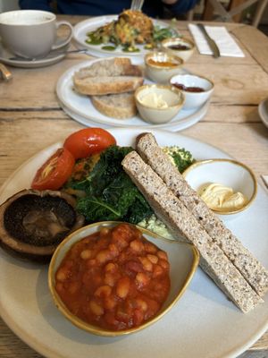 Not great Monster Brekky   at The Green Rocket Cafe in Bath