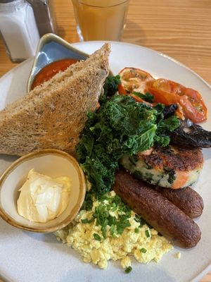 Monster brekky  at The Green Rocket Cafe in Bath