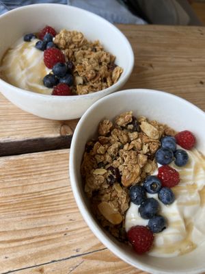 New granola recipe, very nice   at The Green Rocket Cafe in Bath