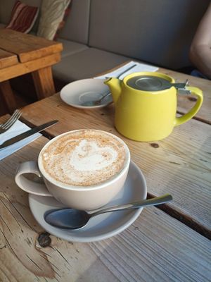 Chai tea at The Green Rocket Cafe in Bath