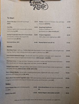  at The Green Rocket Cafe in Bath