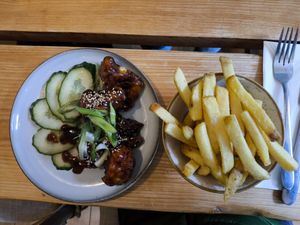 Amazing food at The Green Rocket Cafe in Bath