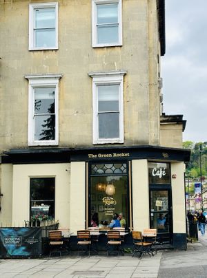  at The Green Rocket Cafe in Bath