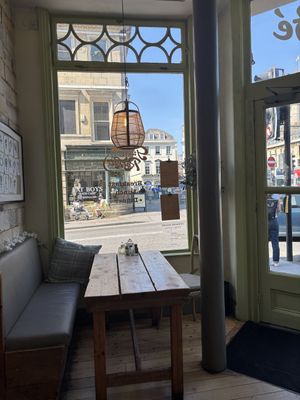 April 2025  at The Green Rocket Cafe in Bath