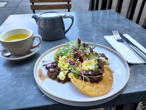 Breakfast at The Green Rocket Cafe in Bath