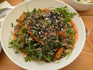 Sweet potato salad at The Green Rocket Cafe in Bath