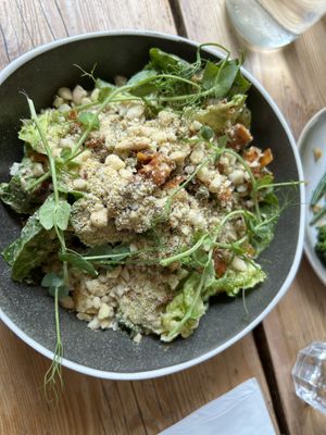 Caesar salad   at The Green Rocket Cafe in Bath