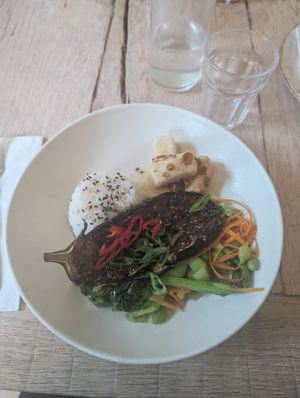 Nasu Dengaku at The Green Rocket Cafe in Bath