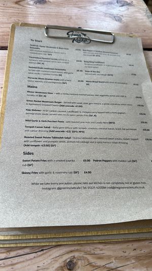   at The Green Rocket Cafe in Bath