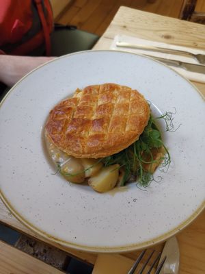 Pie at The Green Rocket Cafe in Bath