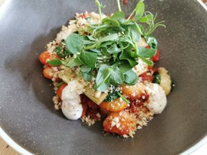 Gnocchi was so yummy  at The Green Rocket Cafe in Bath
