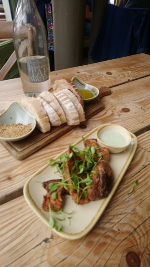 Mushrooms.... Delicious at The Green Rocket Cafe in Bath