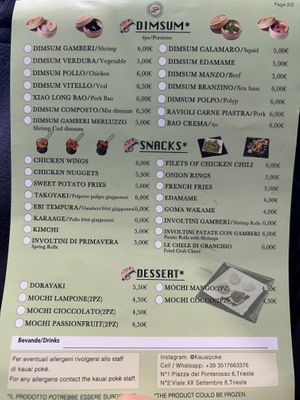   at Kauai Poke in Trieste