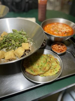 Vegan menu  at Bebab in Seoul