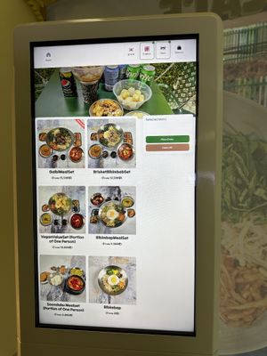 Kiosk  at Bebab in Seoul