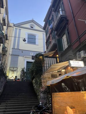 From a distance   at Taverna dell'Arte in Naples