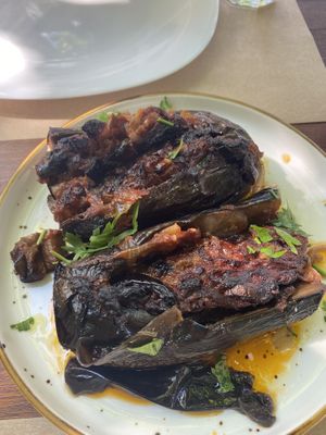 Stuffed Eggplant  at Villa Gjeçaj in Theth