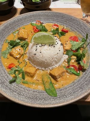 Tofu raisukaree  at Wagamama  in Stockholm