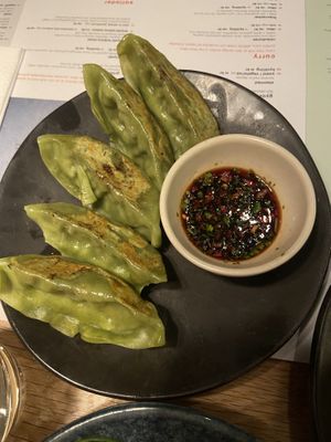 Veg gyozas  at Wagamama  in Stockholm