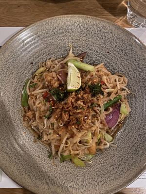 Vegan pad thai   at Wagamama  in Stockholm
