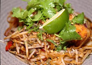 Vegan Yasai Pad Thai (Ask for no eggs) at Wagamama  in Stockholm