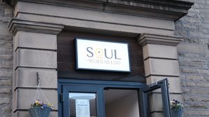 Front entrance  at SOUL Wellness Hub & Café in Sowerby Bridge