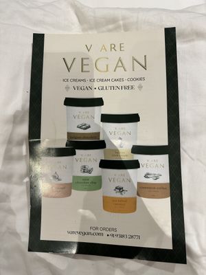 You can also buy icecream for at home  at V are Vegan in New Delhi
