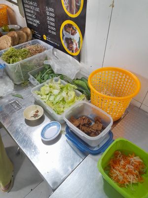 Ingredients at Bà Tư in Ho Chi Minh City