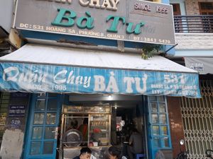 Outside at Bà Tư in Ho Chi Minh City