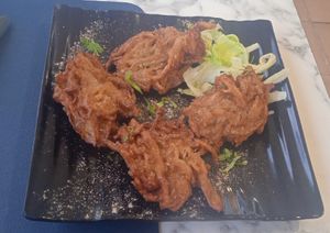 Onion bhaji at Indian Fusion Cala D'or in Mallorca