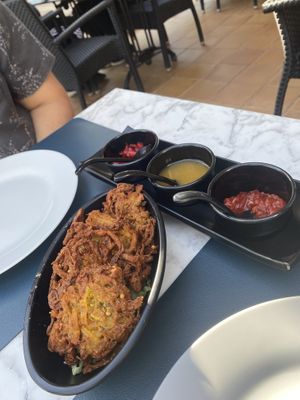 Onion bhaji - generous portion for one !  at Indian Fusion Cala D'or in Mallorca