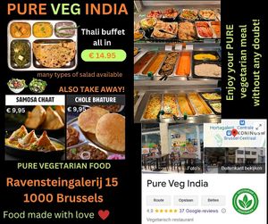  at Pure Veg India in Brussels