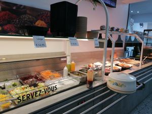 The all you can eat buffet. at Pure Veg India in Brussels