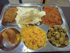 Thali at Pure Veg India in Brussels